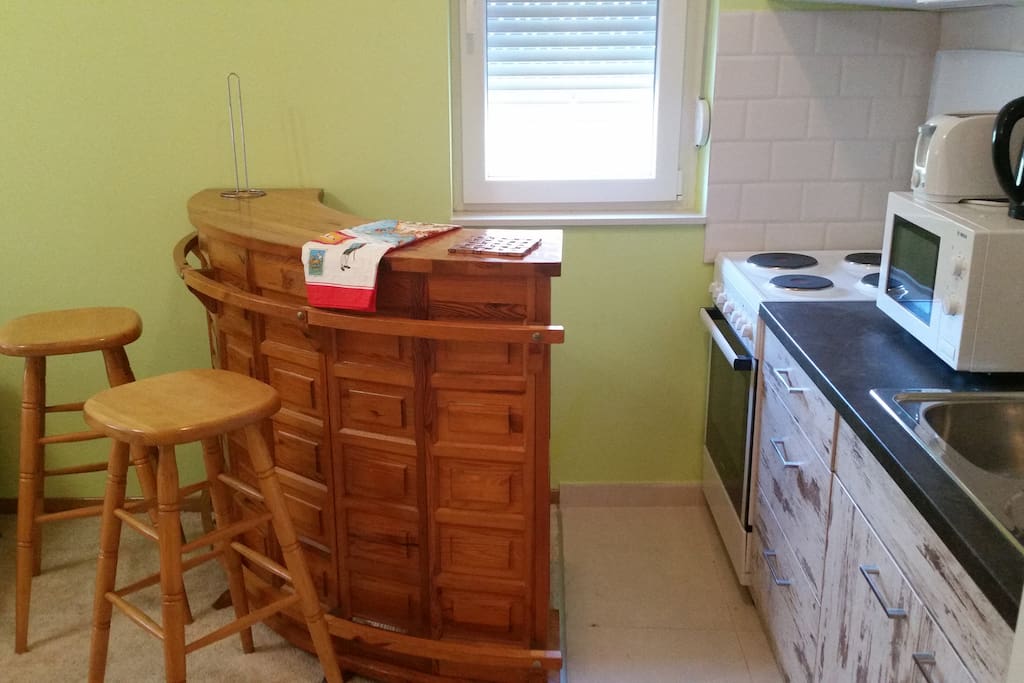 Kitchen and dining area