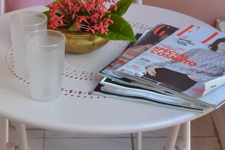 BALCONY private room attached bathroom white town