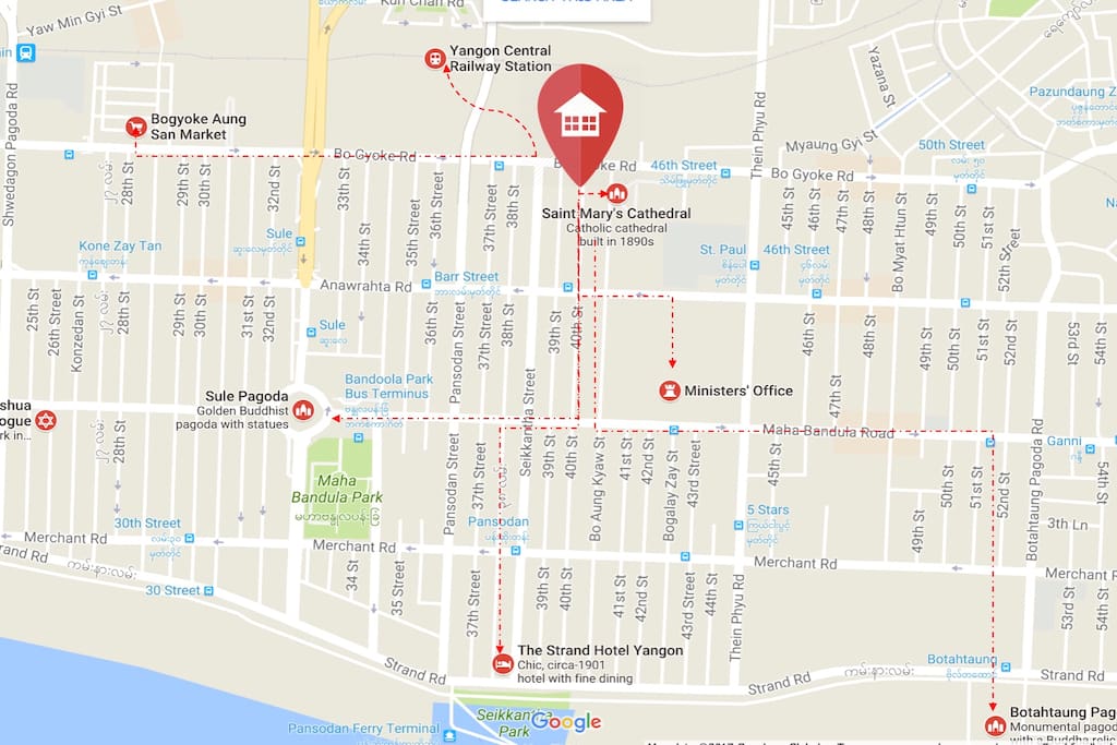 Walking Distance to Heritage Places