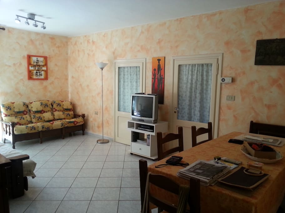 Soggiono con le due camere da letto