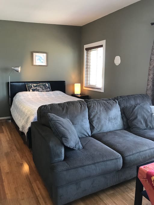 Comfy couch.