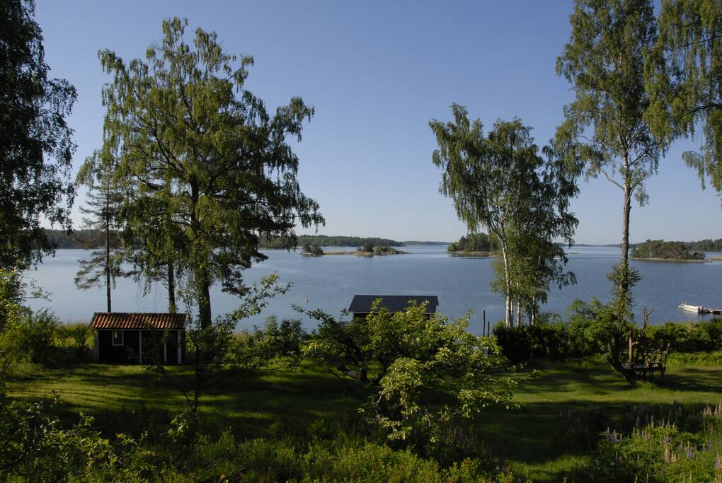 Underbar vy från stora huset
