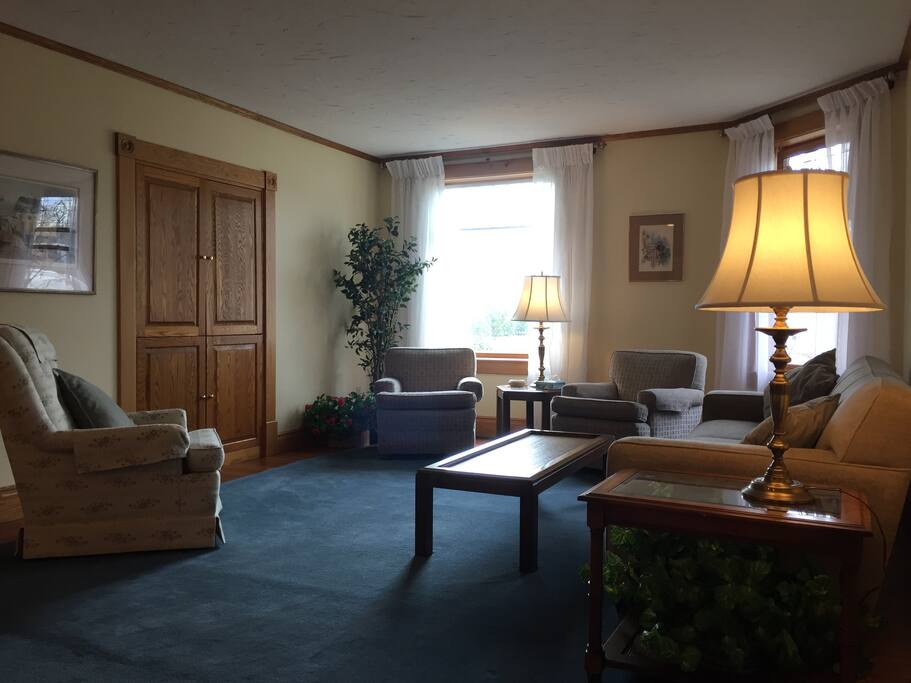 Living Room w-River View