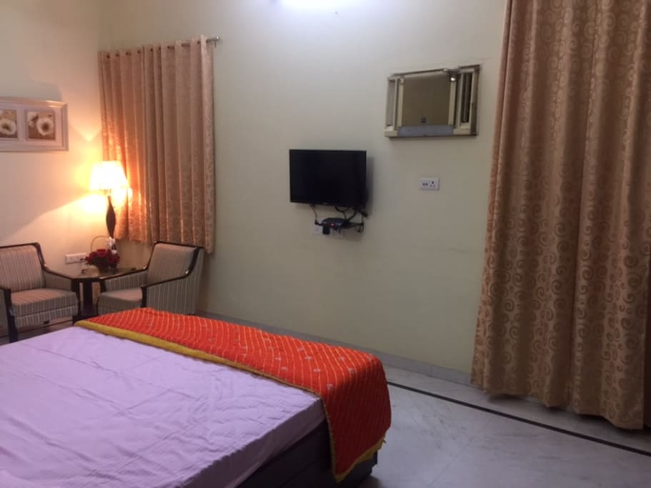 LED Tv and a 2-ton AC