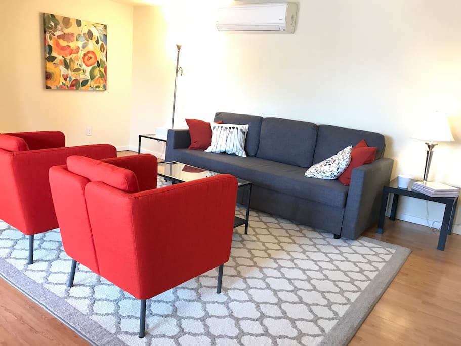 We recently changed over to an orange theme for our furniture!