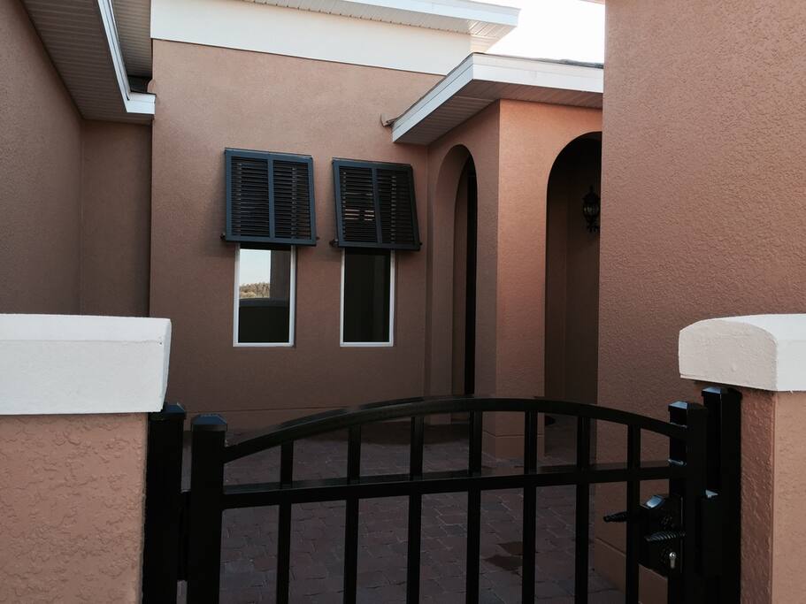 Front courtyard