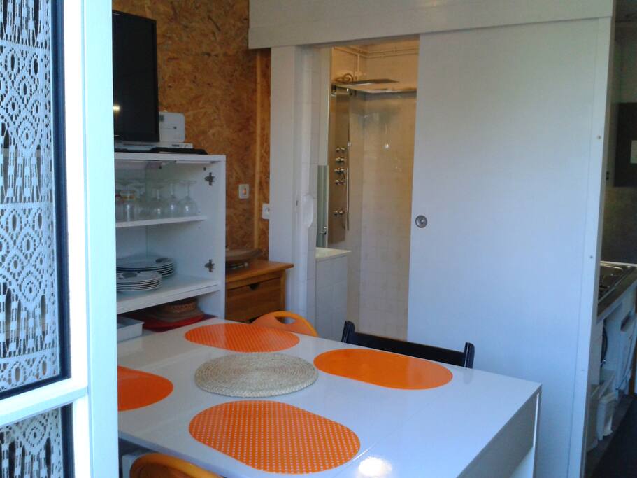 coin repas sur estrade
