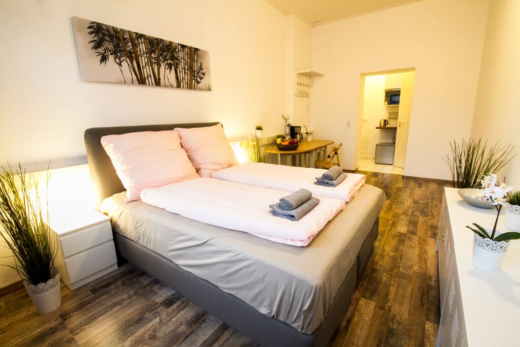 Bedroom #2 including valuable & lovely artwork which are handmade paintings with love.