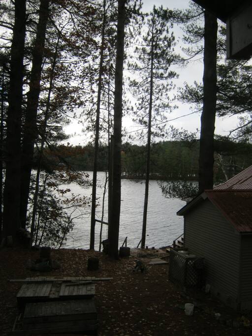 View of lake from Apartment