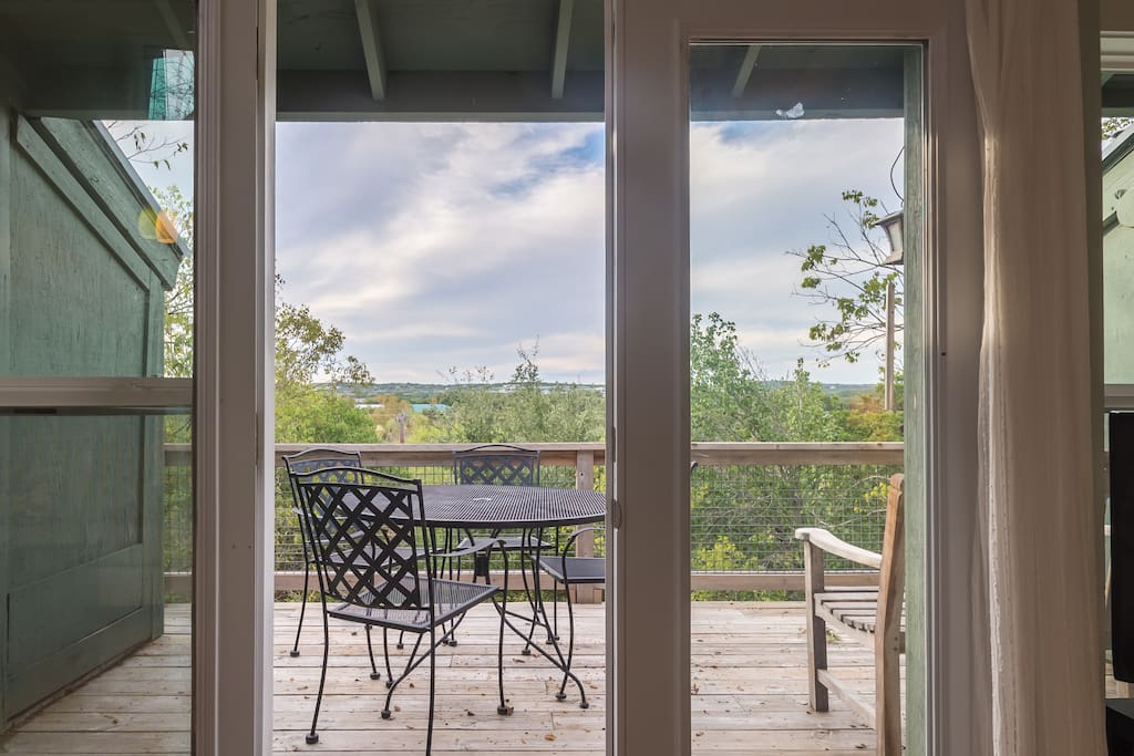 Have your morning coffee or evening wine on the deck, watching the sunset.