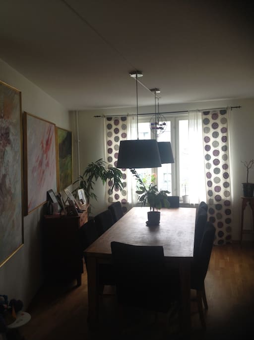 Matplats för 8 personer.