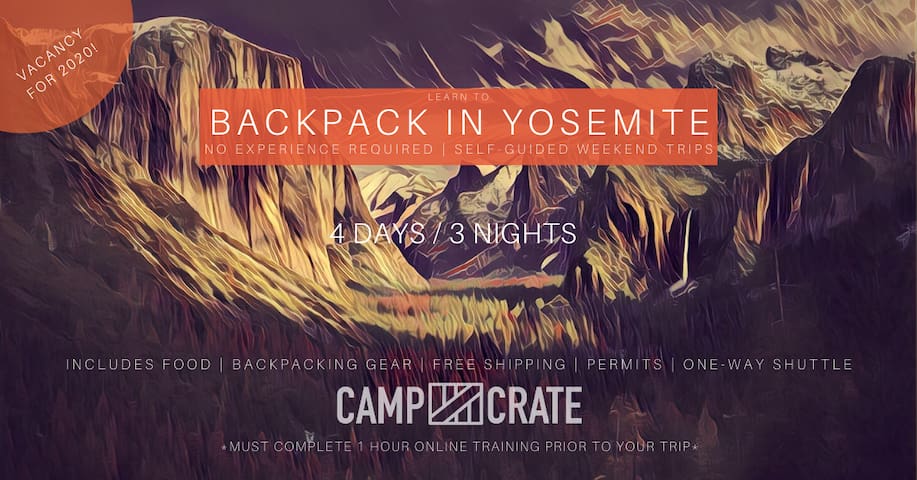 Gear Rental for Self-Guided Backpacking Trip!