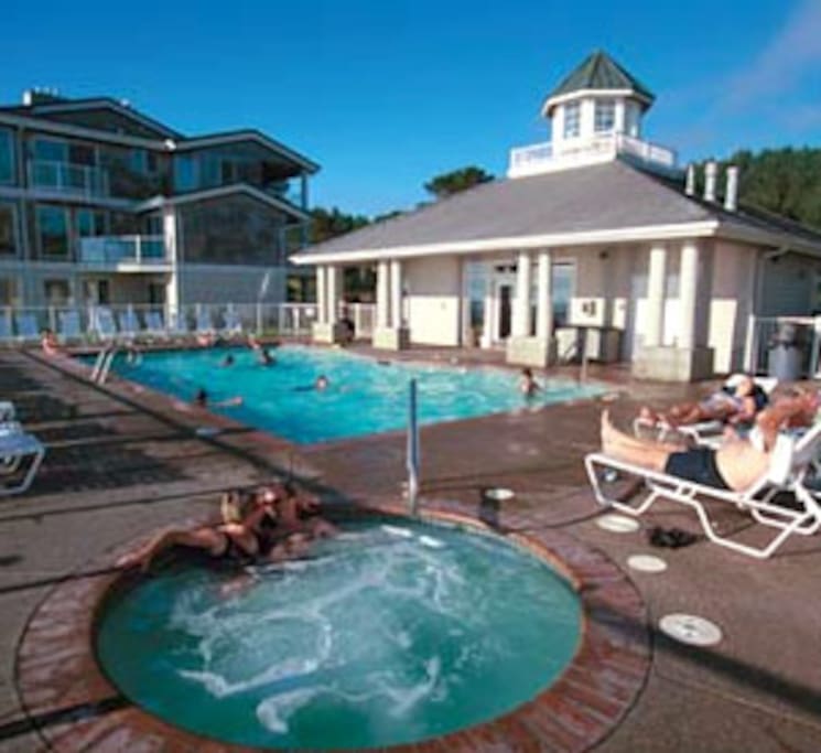 Two outdoor pools