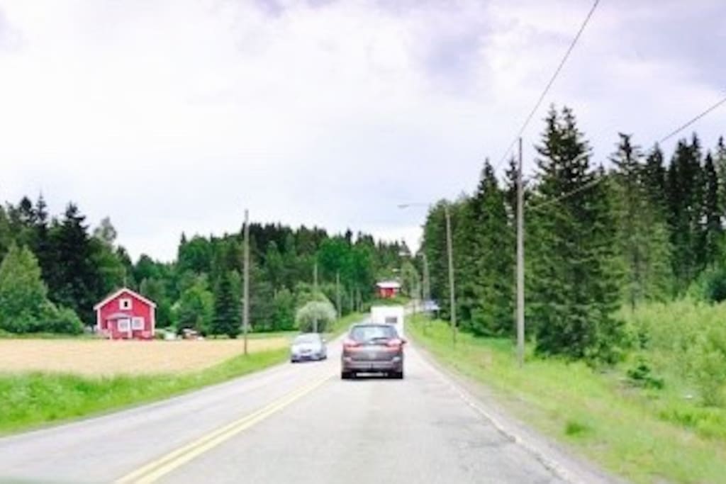 Дорога из центра Porvoo до Ilola