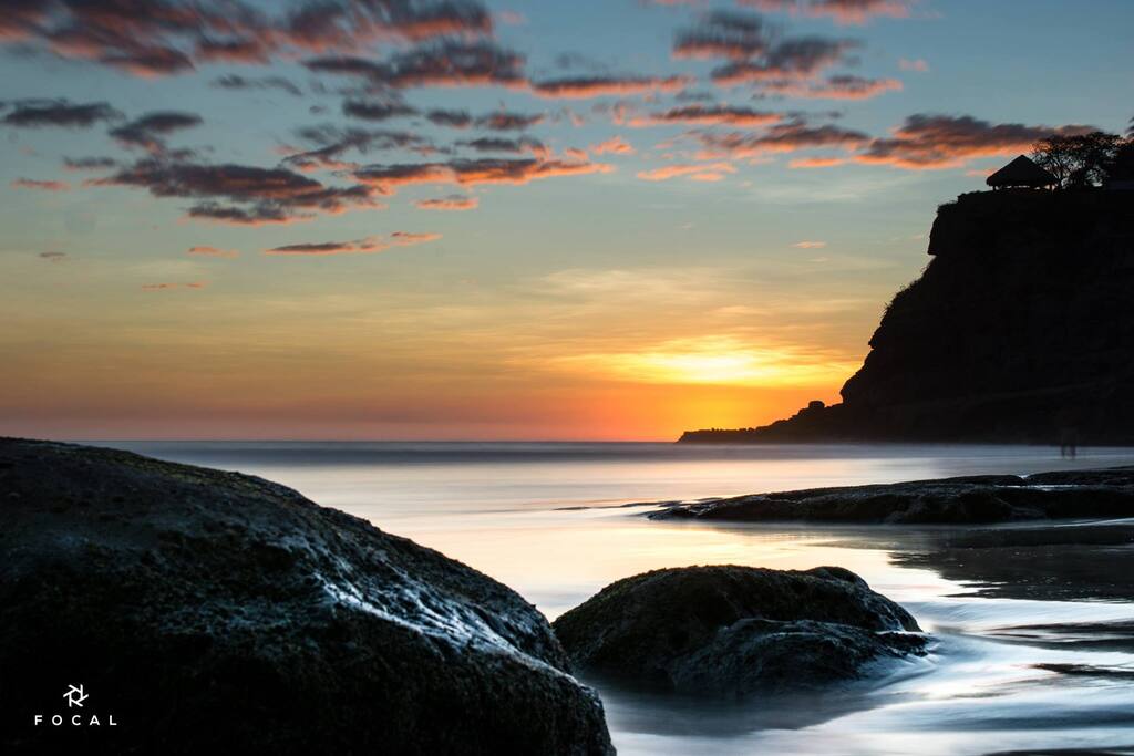 Sunset at the beach