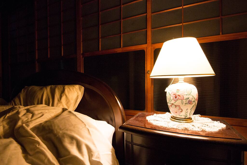 Bedroom at night