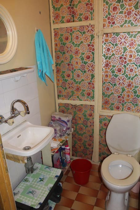 the toilet