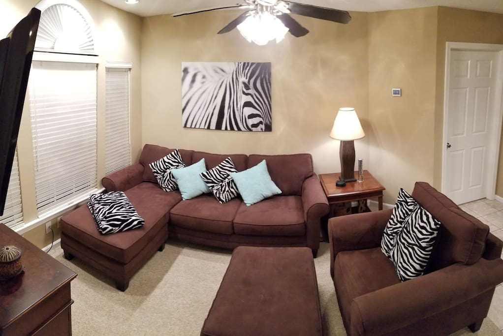 A very comfortable, clean, cozy garage apartment that will make you feel at home!