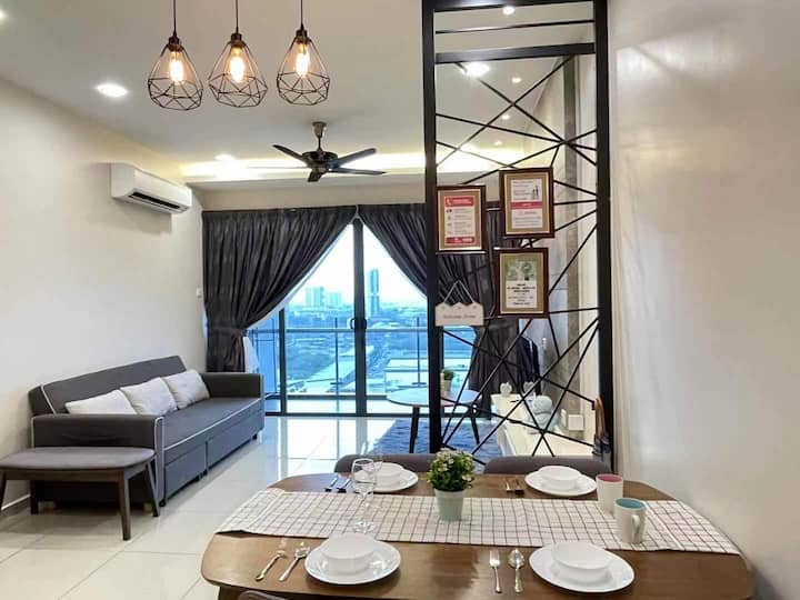 Atlantis 4-6pax Superb City View|wifi|5min To Town - Malacca
