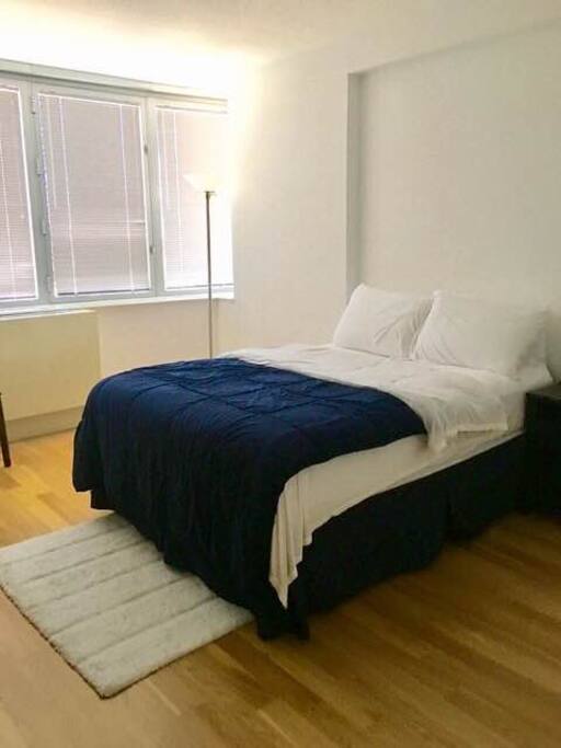 Large bedroom with queen size bed