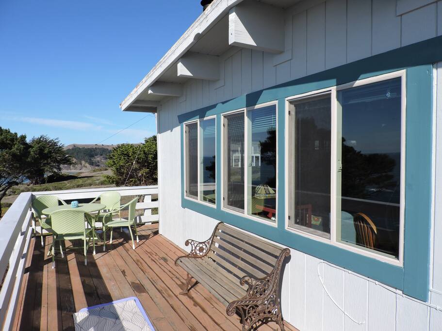 Exterior from upper level deck.