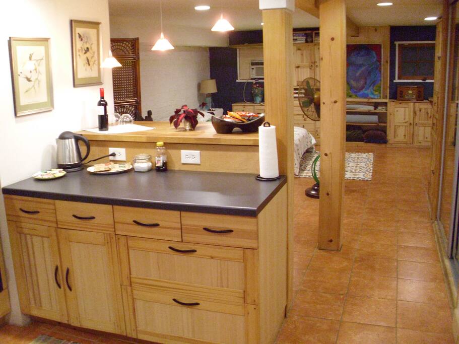 A bright and clean open space.