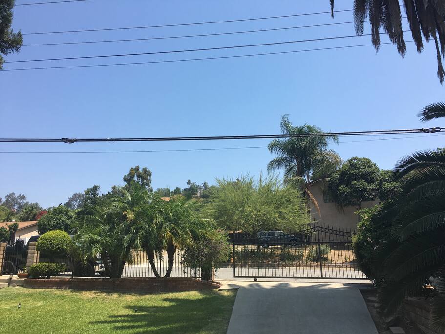Gated Driveway-View to Street