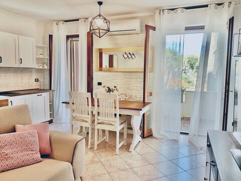 Very central apartment with private parking space