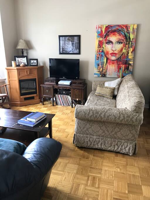 Living room with two comfy couches!