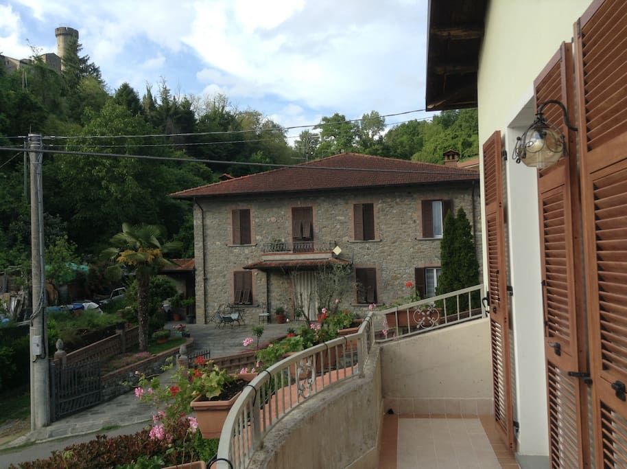 Vista dal balcone