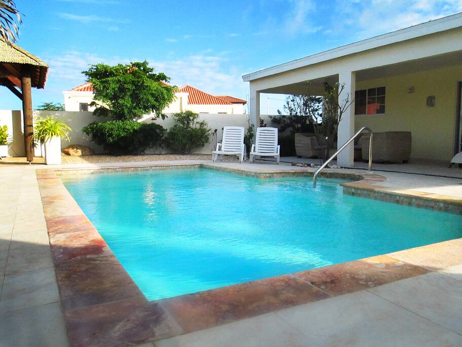 Fresh and clean swimming pool