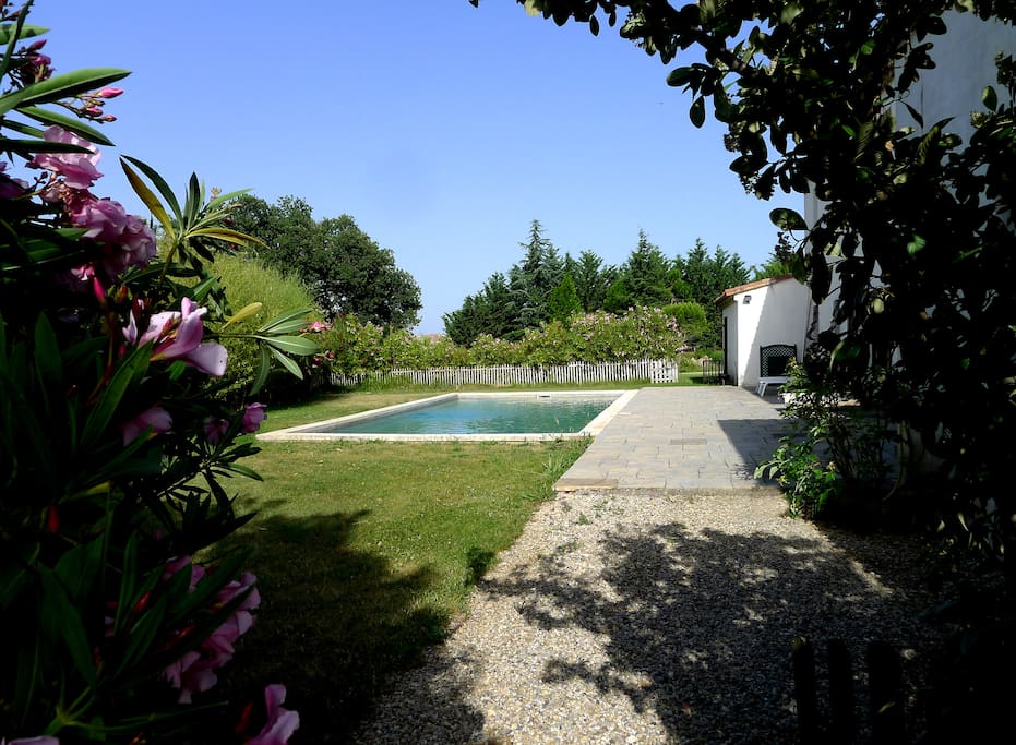 Coté piscine