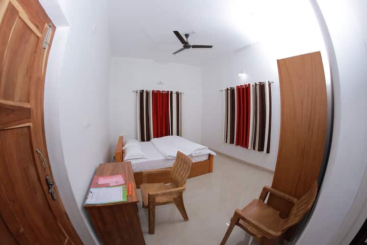 Double bed room (Family - Private) with attached wash room