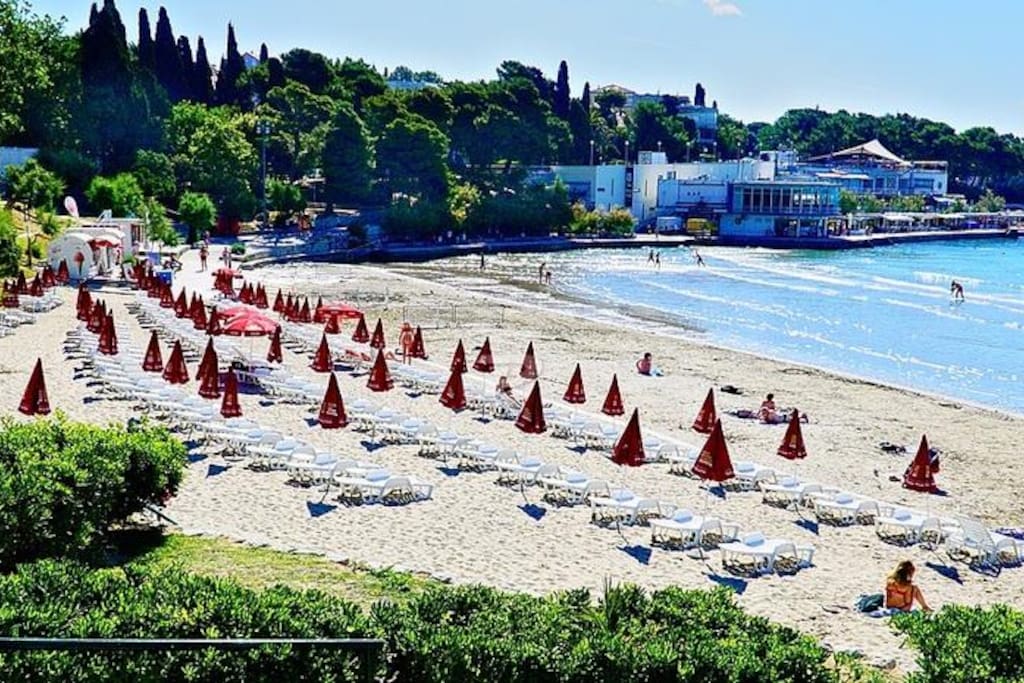 Beautiful beach of Split
