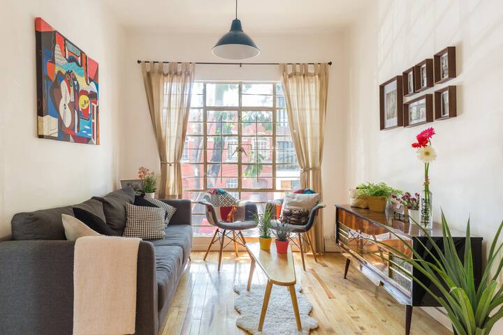 Full apartment (2 bedrooms) near the Angel Reforma