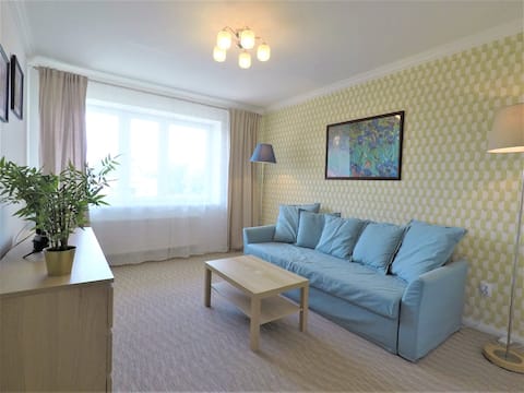 Successful Airbnb property: Comfortable Apartment in a quiet district, Parking in Wawer