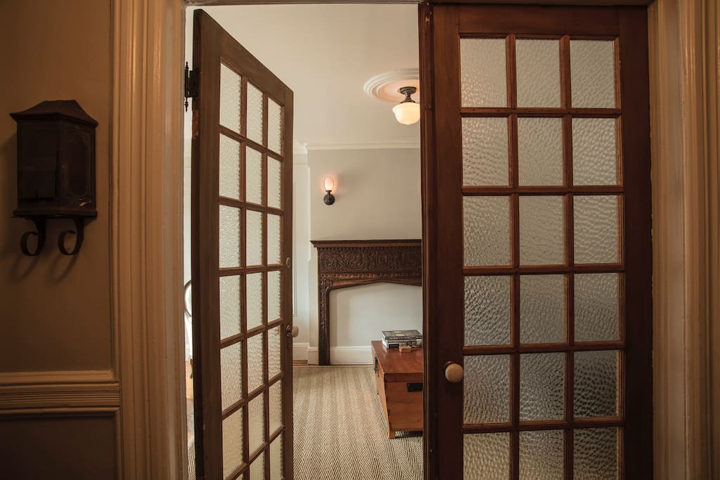 Private entrance into your exclusive rooms.
