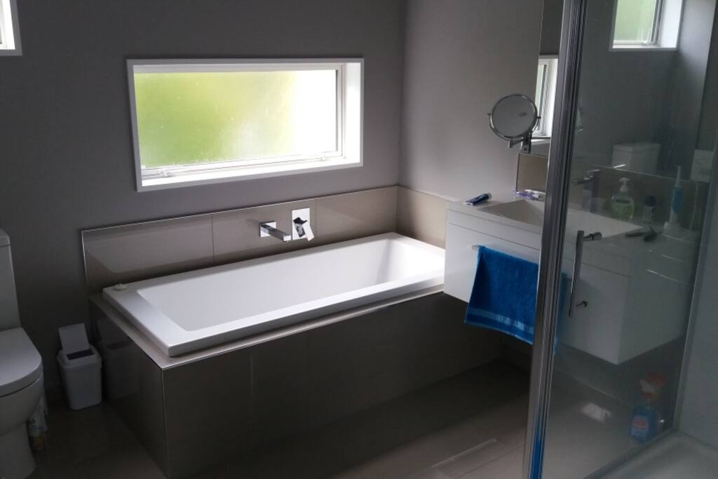 Large clean bathroom