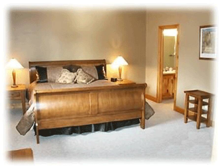 Master bedroom with king