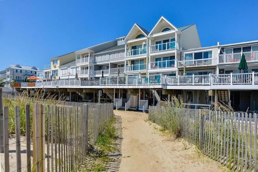Completely renovated 3 story oceanfront townhouse