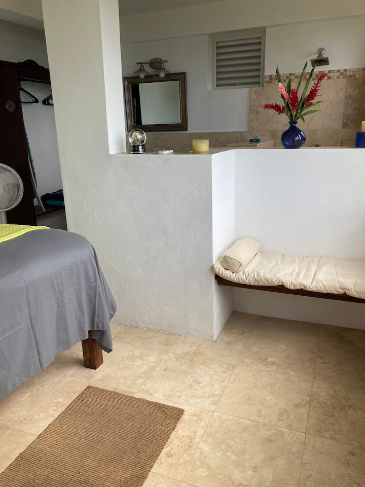 Chumba cha kulala na bafu ya chumbani 