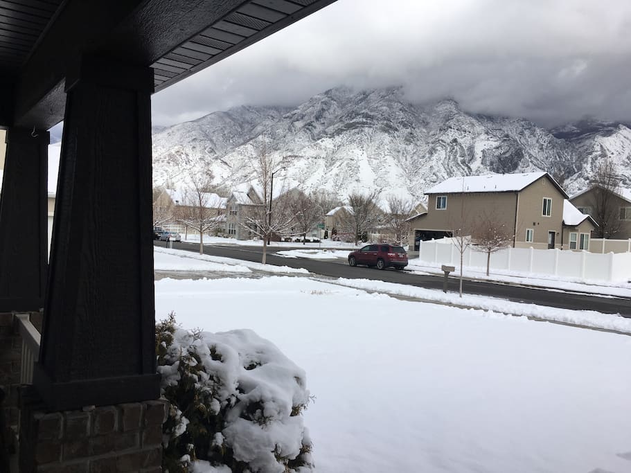 Mountain view from front porch