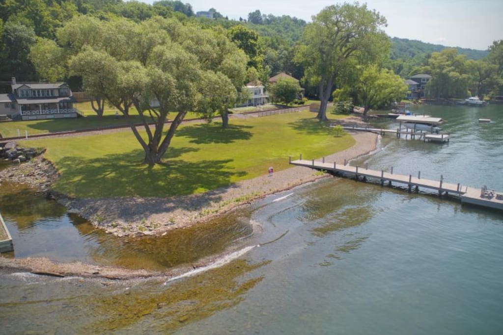Cayuga Lake house with 200 ft. of Lakefront! Houses for Rent in