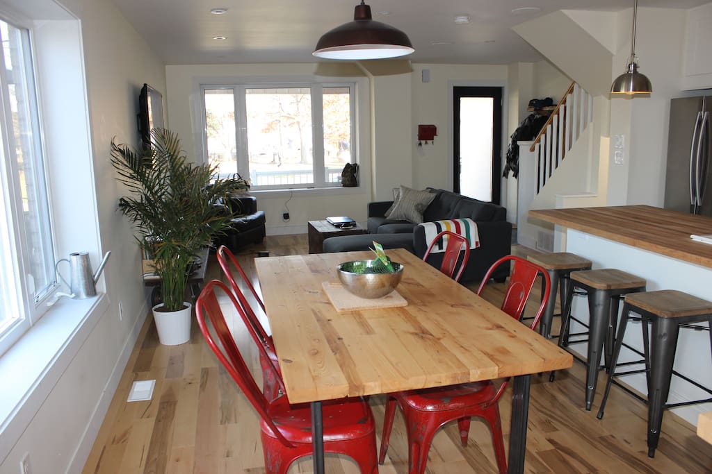 Bright, open main floor