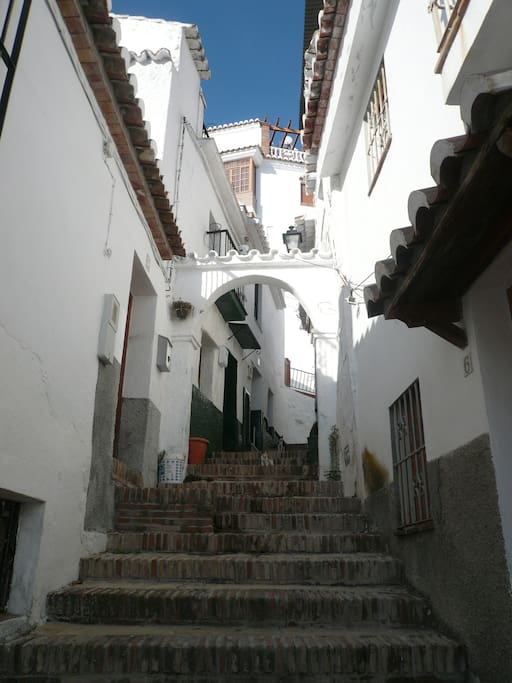 Main entrance, by the arch