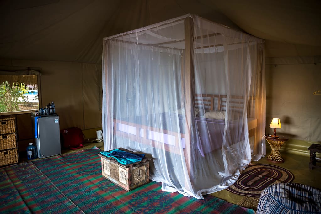 Ocean View tent interior