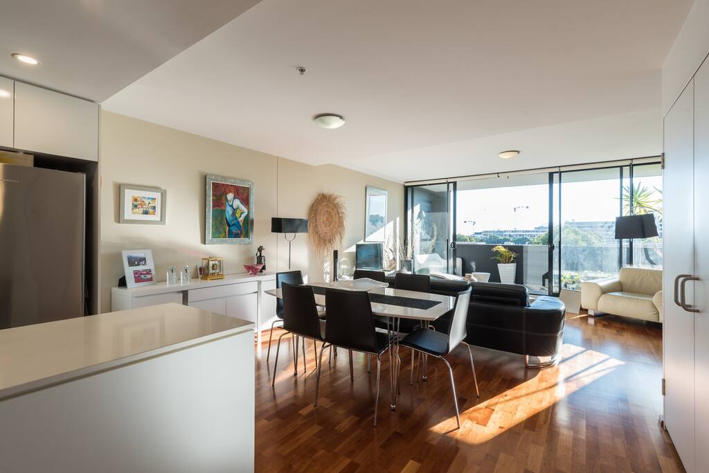Dining and living area