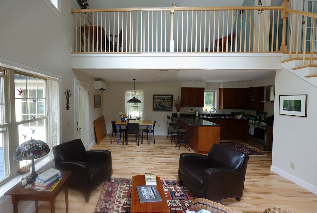 Living room and loft