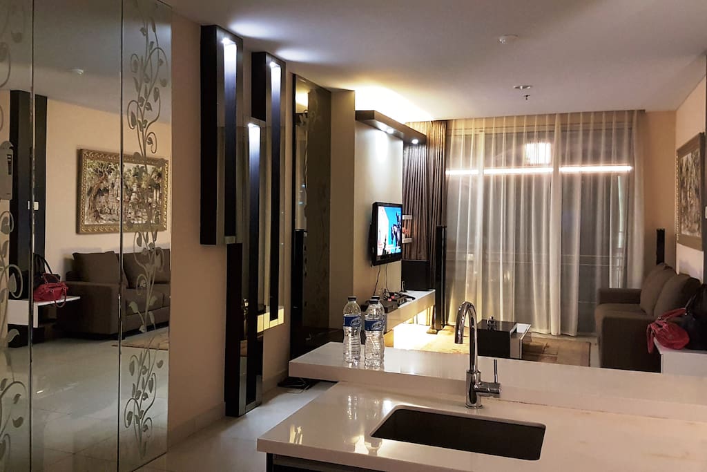 Spacious area of living room