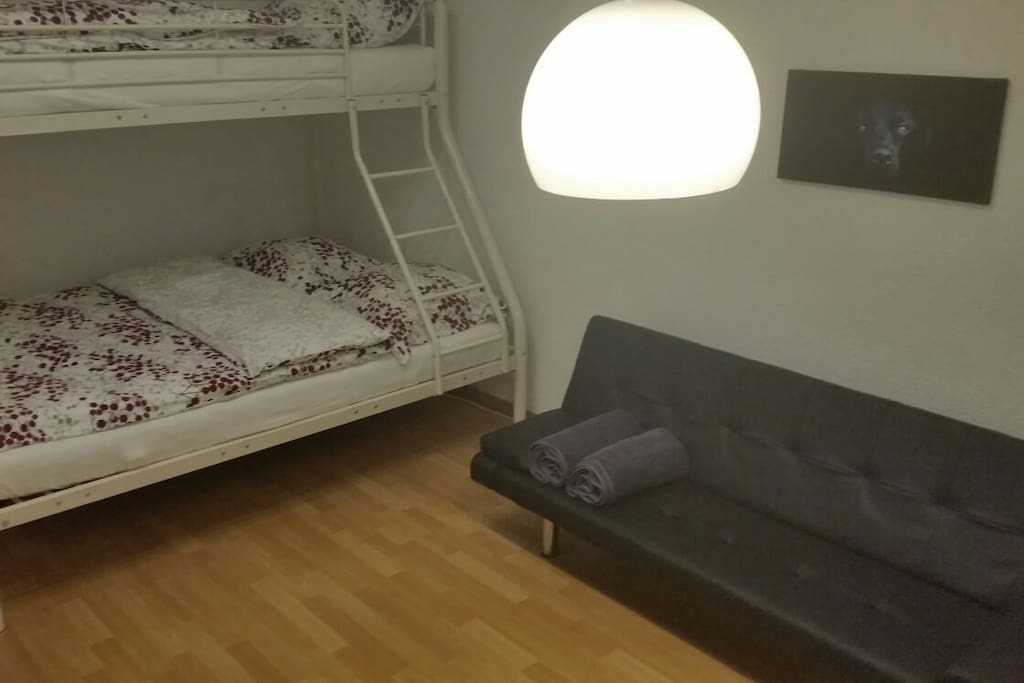 Triple Bed and Couch-Beds
